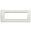Vimar Serie Idea - Placca Rondo 6 modulo metallo avorio