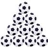 Scakbyer 10 pomelli per armadietti, in gomma morbida, graziose maniglie per cassettiera, in silicone, foro singolo, con viti, per mobili da cucina, armadi, guardaroba, motivo: calcio