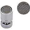 TopHomer Grande angolo girevole rubinetto aeratore doppio - 360 ° lavello cucina aeratore - funzione 2 rubinetto spruzzatore girevole - 22 mm filo femmina