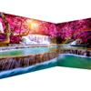 murando - Carta da parati d'Angolo Cascata 550x250 cm Fotomurali in TNT Murale alla moda Decorazione da Muro XXL Poster Gigante Design Carta per Pareti Soggiorno Natura Sole Foresta c-B-0474-a-a