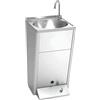 Express Water Prestige, Lavandino Lavabo Lavello Lavamani, Attacco alla Rete Idrica, a Colonna, in Acciaio Inox, con Comando a Pedale, Certificato per ASL, per Negozi e Studi Medici