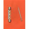 FTF - Fenstertechnik Siegenia - Cuscinetto a forbice Titan DH KF, Ø 3 x 3, con perno (con cappucci bianchi)