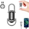 SONGDIQI Mini Torcia da 1200 Lm Super Luminosa, Portachiavi a LED Ultra Luminosa, 1200lm Super, Mini Portachiavi Impermeabile, Portatile, Mini Portachiavi(#B)
