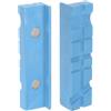 QUARKZMAN Morsa Magnetica per Morsetti 5 Magnete con Scanalature a U Cuscinetti Mascelle Banco Gomma Morbida Coperture Protezione Multiuso per Lavorazione Legno Produzione Gioielli, Blu