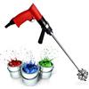 Generico Miscelatore pneumatico portatile, agitatore for miscelatore di vernici con trapano ad aria compressa, 700 giri/min(Stainless steel)