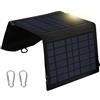 BuyWeek Pannello Solare Pannello Solare Pieghevole Impermeabile IP65 Solare Power Banks Caricatore USB Pannelli Solari Compatibile Telefono, Laptop, Tablet, per Escursioni, Campeggio