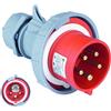 Preis-Zone Spina CEE con commutatore di fase 5P 16A IP67 400V morsetto a vite portatile