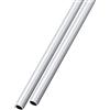 METALLIXITY 6063 Alluminio Tubo (5mm OD x 4mm ID x 300mm L) 2pz, Alluminio Tubi Tondi - Alluminio Rotondo Tubi per Casa Arredamento, Macchine, Fai-da-Te Artigianato