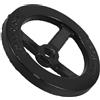 BELLIFFY Maniglia Valvola Rotonda in Ferro Nero Design a Ruota Direzionale, Facile Installazione, Adatta per Tubo Flessibile e Valvola Industriale