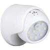 Enjoydeal PIR Sensore di Movimento Luce Notturna, 9 LED a Batteria 360° Accensione/Spegnimento Automatico 3 Modalità di Luce di Sicurezza Wireless per Casa, Interni, Esterni, Vialetto
