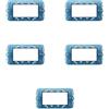 Electron 5 Supporti per placchette 4 moduli/posti, Compatibile Con Vimar Arke', Scatola/Cassetta 504, Realizzato In plastica di alta qualità, 100% compatibile con le placche e i moduli originali