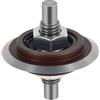 Foppla Lama spelacavi di ricambio per spelafili con cuscinetto integrato diametro esterno 65 mm. ID 15 mm. Tagliacavi alimentati portatili per macchina spelafili (argento)