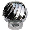 Denvel Camino Girevole, Aspiratore Comignolo Cappuccio Acciaio, Inox, Rotante Cappello, Top, Canna Fumaria Cappello, Cappa Rotante per Ciminiera (Misura Da 100mm to 300mm) (230 mm)