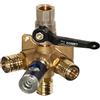 Generisch Distributore aria compressa con 3 giunti di sicurezza, 1 rubinetto a sfera