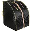LANTUS Sauna Portatile a infrarossi casa con Piastre riscaldanti, terapia a infrarossi e terapia a luce rossa per il dolore,Nero (Infrarossi)