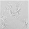 CALEG PANNELLO DECORATIVO POLISTIRENE ESPANSO PER SOFFITTI TPDZ ARGENTO 50X50 sp. 1cm - mq 9
