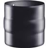 SGM Clima Srls Air Evolution Manicotto Maschio/Maschio in acciaio inox preverniciato nero per stufe a pellet (DN 80)