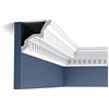 Orac Decor Orac Cornice soffitto parete C211 200 cm x 11,6 cm x 11,2 cm Poliuretano espanso rigido primerizzato