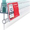 STEIGNER Guarnizione doccia, 130cm, per spessore vetro 5/6 mm, guarnizione dritta in PVC, UK22-06