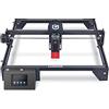 Risegun Laser Incisione Macchina, LONGER RAY5 10W Incisore Laser Fai da Te Taglierina Laser e Macchina per Incidere con Punto Compresso per Incidere Touch Screen da 3,5 Pollici 400x400mm