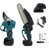 TEMPO DI SALDI Set per Potatura con Forbice e Mini Motosega Elettrica con due Batterie Incluse