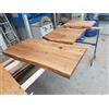 SPONHOLZ - Top per lavabo in legno massello di rovere oliato (100 x 45 cm)