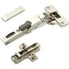 SOTECH 2 x SOTECH cerniere universali Salice con foratura a 110° T52 Push Open per porte arrotondate, in battuta e profilate con piastra trasversale altezza 3 mm
