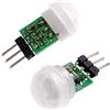 Oiyagai 2 Pezzi Modulo Sensore PIR Movimento Mini Piroelettrico AM312, Rilevatore Infrarossi IR Manuale SR301