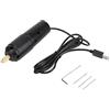 Hztyyier Mini trapano elettrico portatile, Utensile rotante USB DC 5V, 3 pezzi artigianali per foratura di carta, plastica, legno