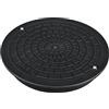 PL Tappo per canale ondulato Ø DN350, copertura per canale, coperchio per tubo di controllo, nero