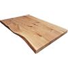SPONHOLZ - Top per lavabo in legno massello di rovere oliato (80 x 50 cm)