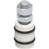 Dieffematic OLIVA RULLO GUIDA 60X40 MM CON OR NYLON BIANCO VA3121 PER CANCELLO SCORREVOLE