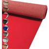MadeInNature Moquette per Eventi Riutilizzabile e Robusta, Moquette per Esposizione e Stand Classificata Anti-Fuoco, Larghezza 2 metri, Colore e Lunghezza a scelta (Rosso, Lunghezza 600cm)