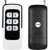 Fiorky Duplicatore telecomando 315 MHz/433 MHz 6/8 pulsanti Apricancello porta garage Sostituzione interruttore clone wireless universale per auto (Nero 433 MHz 6 tasti)