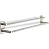 SOTECH Listello di gancio TALIDA acciaio inossidabile autoadesivo con 3M dischetto autoadesivo (Lunghezza: 585 mm/Ø dell'asta 12 mm) incluso 3 S-ganci per cucina e bagno attaccapanni di SO-TECH®