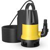Wiltec Pompa sommersa acque nere 8000 l/h 400 w prevalenza 5 m Elettropompa a immersione