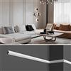 create luxury GRAND DECOR HCR518 - Cornici per parete boiserie da 2 metri, in duropolimero bianco rigido (meglio del polistirolo e gesso), per riquadri a muro