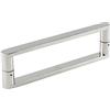OXFUZZ Set di maniglie per porta della doccia in acciaio inox, manopole per schermo del bagno, barra di spinta e trazione per porta in vetro per ufficio hotel, 160 mm