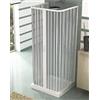 GRANISUD Box Doccia 3 Lati 2 Ante a Soffietto Apertura Centrale In PVC H185x 70x90x70 cm Bianco Caldoni Mars