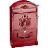BLINKY 27290-10 Residencia Cassetta Per Lettere, Rosso, 26 x 9 x 41