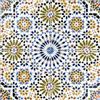 Cerames piastrelle ceramiche marocchine Kenza - ceramiche piastrelle mosaico decorative per il bagno, la cucina, sotto le scale | Piastrelle colorate marocchine con motivo orientale 20x20 cm