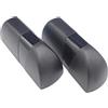 Figevida Coppia Fotocellule Universali per Automazione Cancello Garage Impermeabile Infrarossi AC/DC 12-24V IP55 Fino a 180°