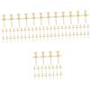 Mikikit 80pezzi Puntine Decorative Per Appendere Chiodini Per Muro Ganci Per Chiavi e Decorazioni Murali Design Elegante e Funzionale