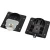 Aexit Set di rulli per porta scorrevole per armadio a rotelle in nylon bianco con diametro di 23 mm ID: 641758