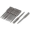 Aexit Inserti per cacciaviti metallici esagonali da 1/4 '' esagonale con gambo da 2 mm 10 pezzi ID: 355419