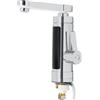 GGTYURTM Rubinetto elettrico scaldacqua istantaneo 3000 W con indicatore di temperatura LED, girevole a 360°, rubinetto da cucina e bagno, miscelatore ad acqua calda istantanea in acciaio inox, IPX4