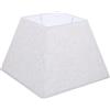 FRCOLOR Paralume per Lampada da Tavolo di Lino Beige Struttura in Metallo, Facile da Installare, per Lampade da Terra e Uffici, Tipo E27