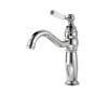 ZYCDP Miscelatore Bagno Vintage Monocomando 360° Rotazione, Cromo, Corto
