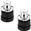 DSWZLQDXB 2 Pomello orbicolare Maniglie pop-up a scomparsa a molla tatami Maniglione a scomparsa per cassetti e armadi Maniglie per porta scorrevoli Tiretti nascoste in Lega di zinco (Bright Chrome)