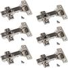 SOTECH 6 x SOTECH Cerniera per vasi T45 Arresto d'angolo con smorzatore + piastra a croce Cerniere per vasi (Disponibili singolarmente e come set di 6, 10, 20 o 30!)